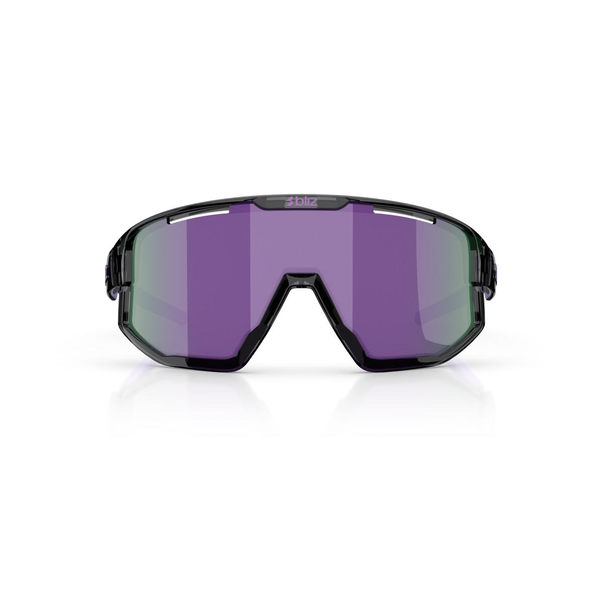 BLIZ Fusion Small saulesbrilles | Crystal Black - Purple