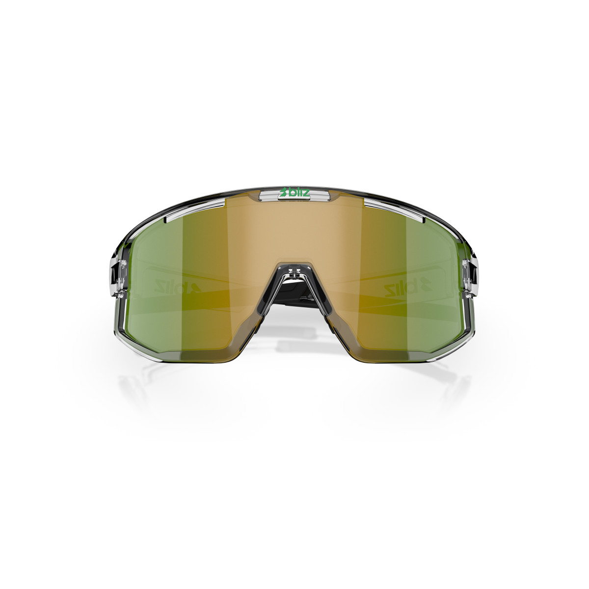 BLIZ Fusion Small saulesbrilles | Transparent White - Green