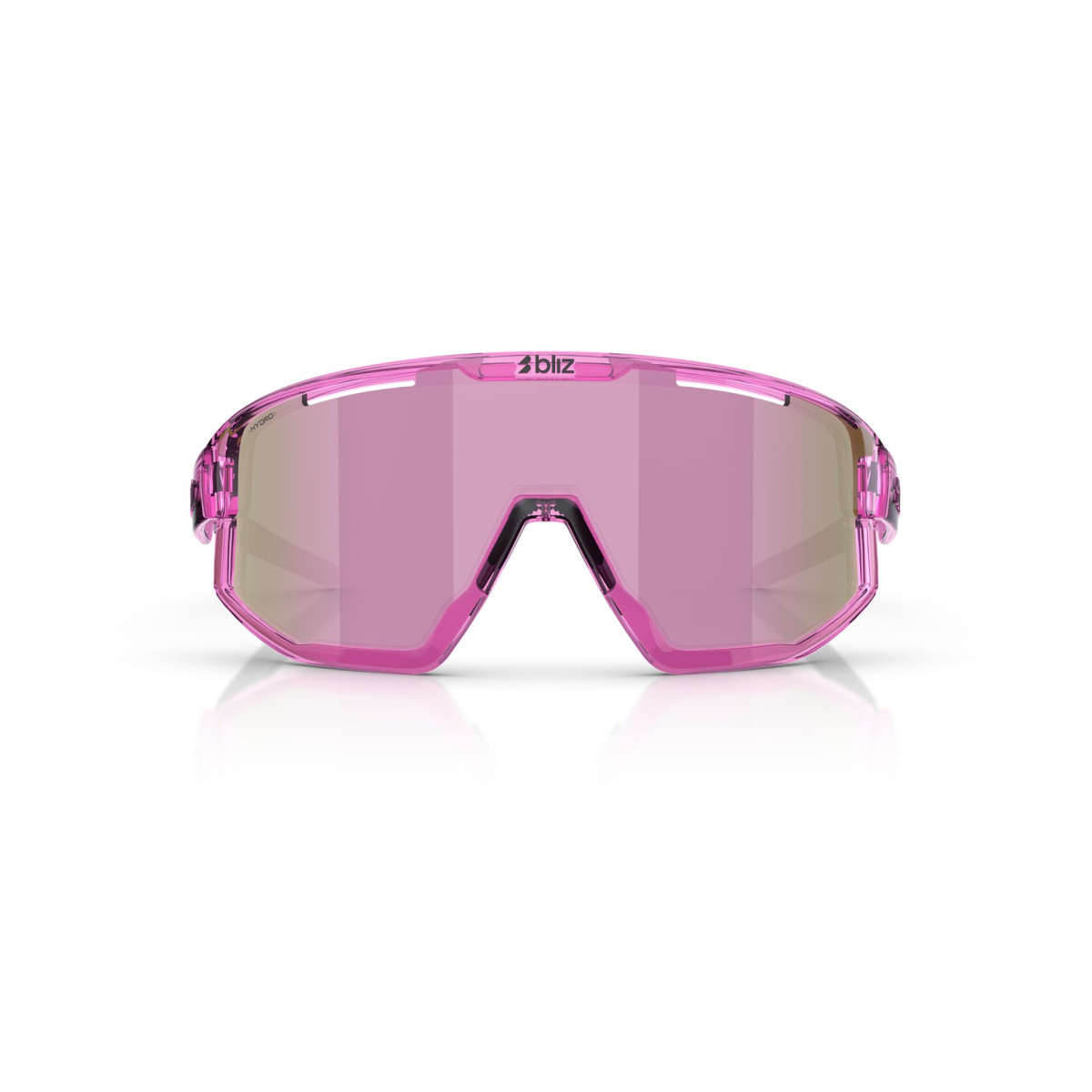 BLIZ Fusion Small saulesbrilles | Transparent Pink - Brown Rose Multicolour