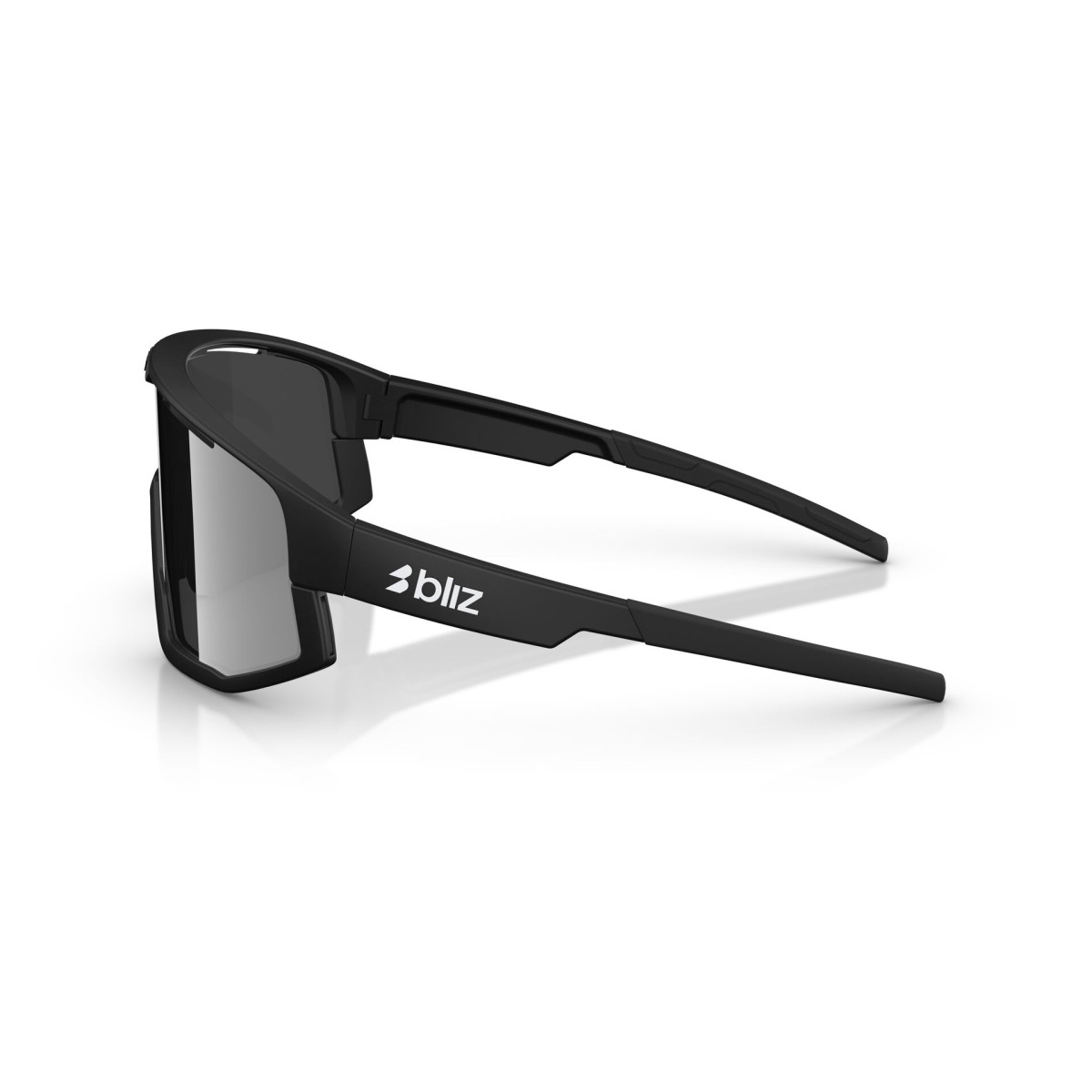 BLIZ Fusion Small saulesbrilles | Matte Black - Smoke Silver Mirror