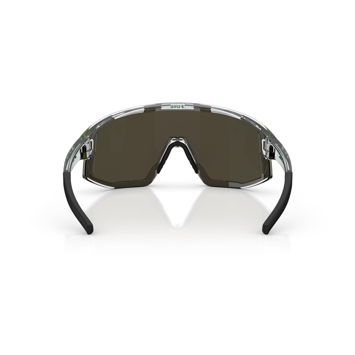 BLIZ Fusion saulesbrilles | Transparent White - Green