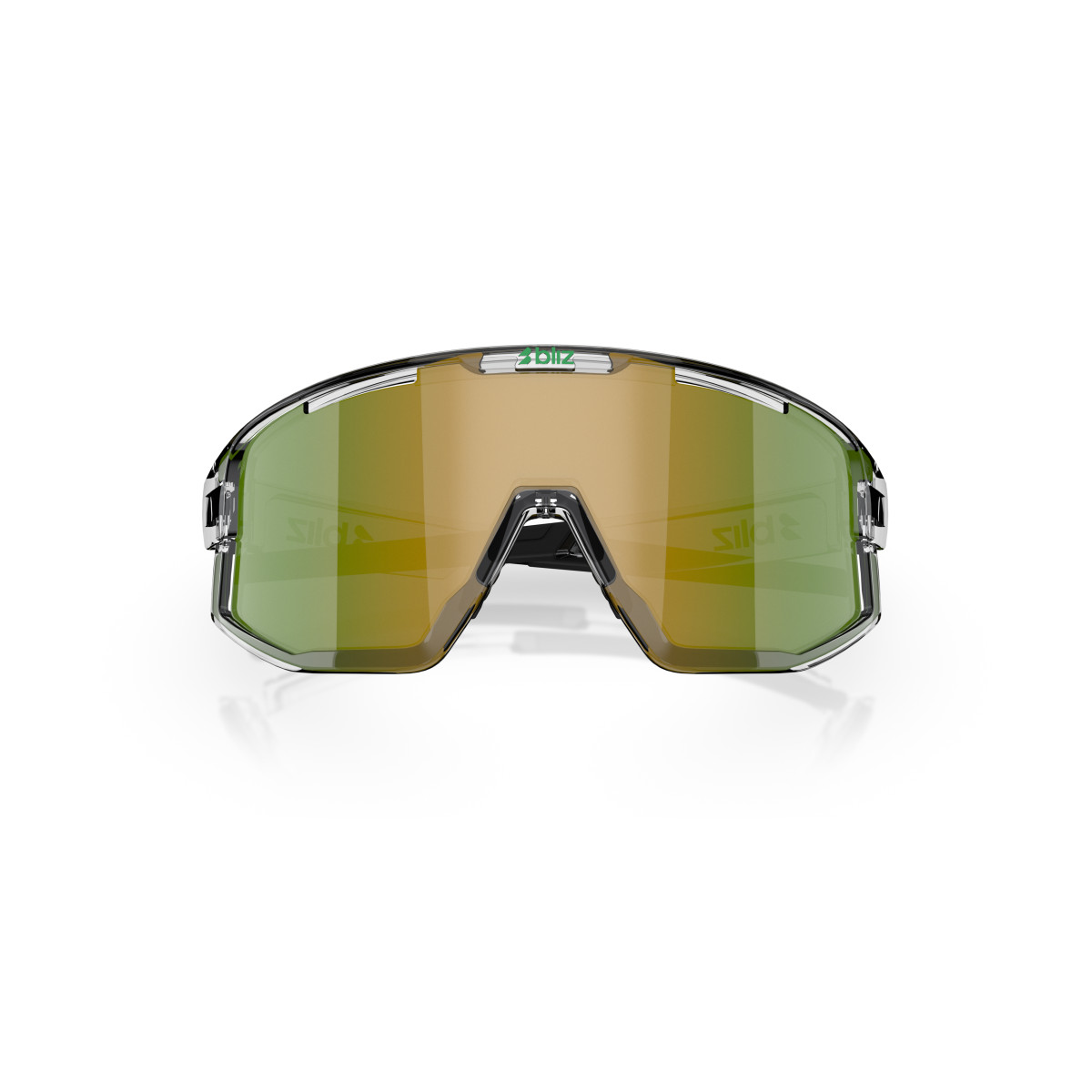 BLIZ Fusion saulesbrilles | Transparent White - Green