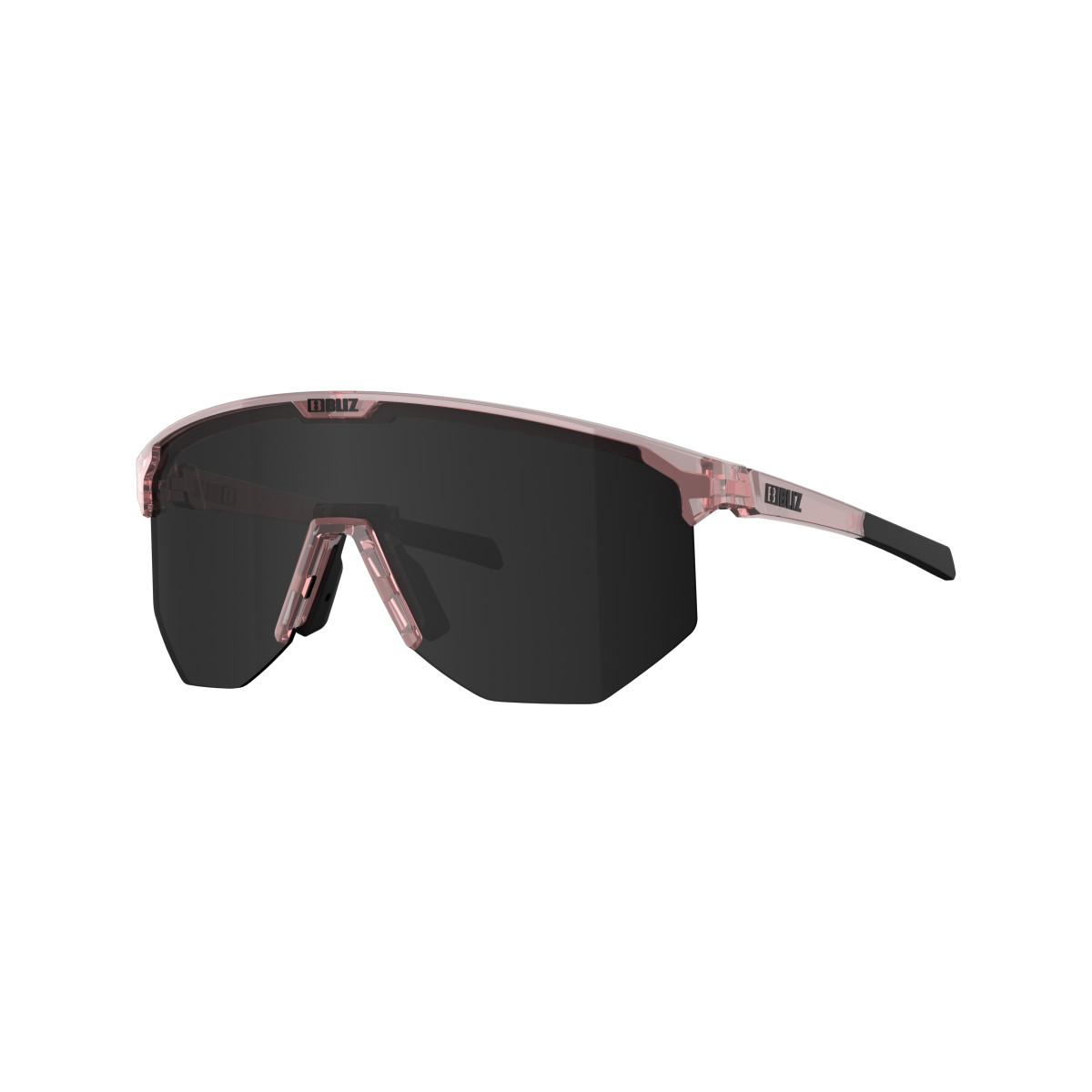 BLIZ Hero Small saulesbrilles | Transparent Rose - Smoke