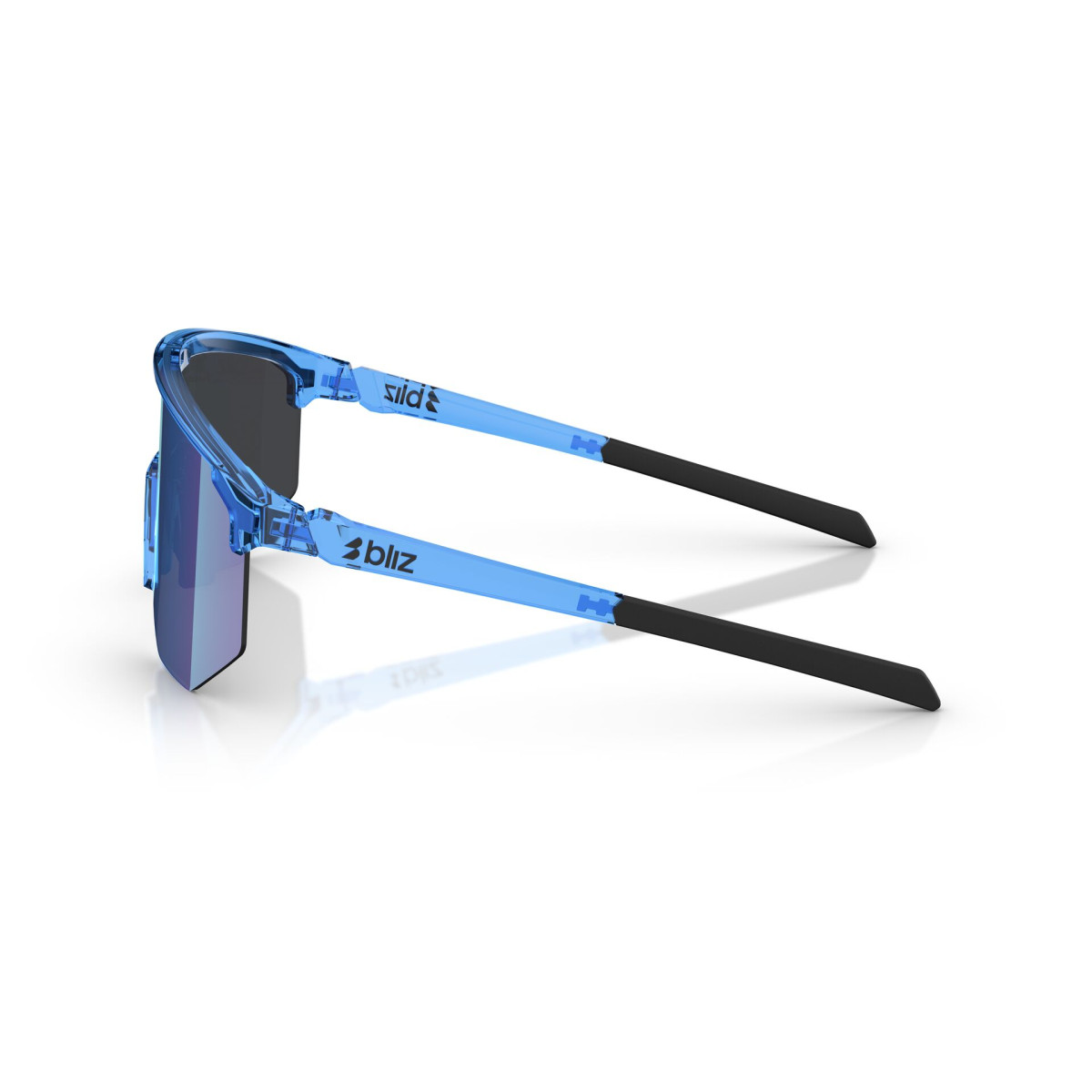 BLIZ Hero Small saulesbrilles | Transparent Blue - Smoke Blue Multicolour