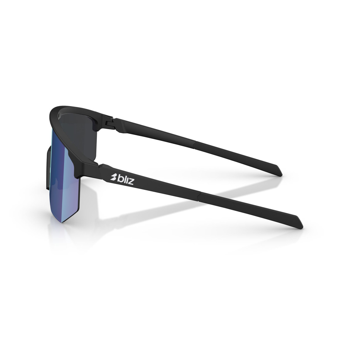 BLIZ Hero Small saulesbrilles | Matte Black - Smoke Blue Multicolour