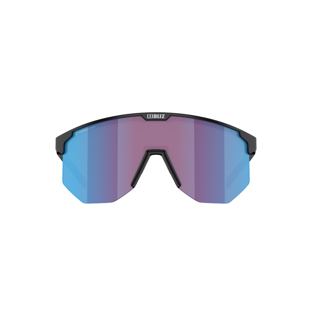 BLIZ Hero saulesbrilles | Nano Optics - Nordic Light | Matt Black - Rose Violet Blue