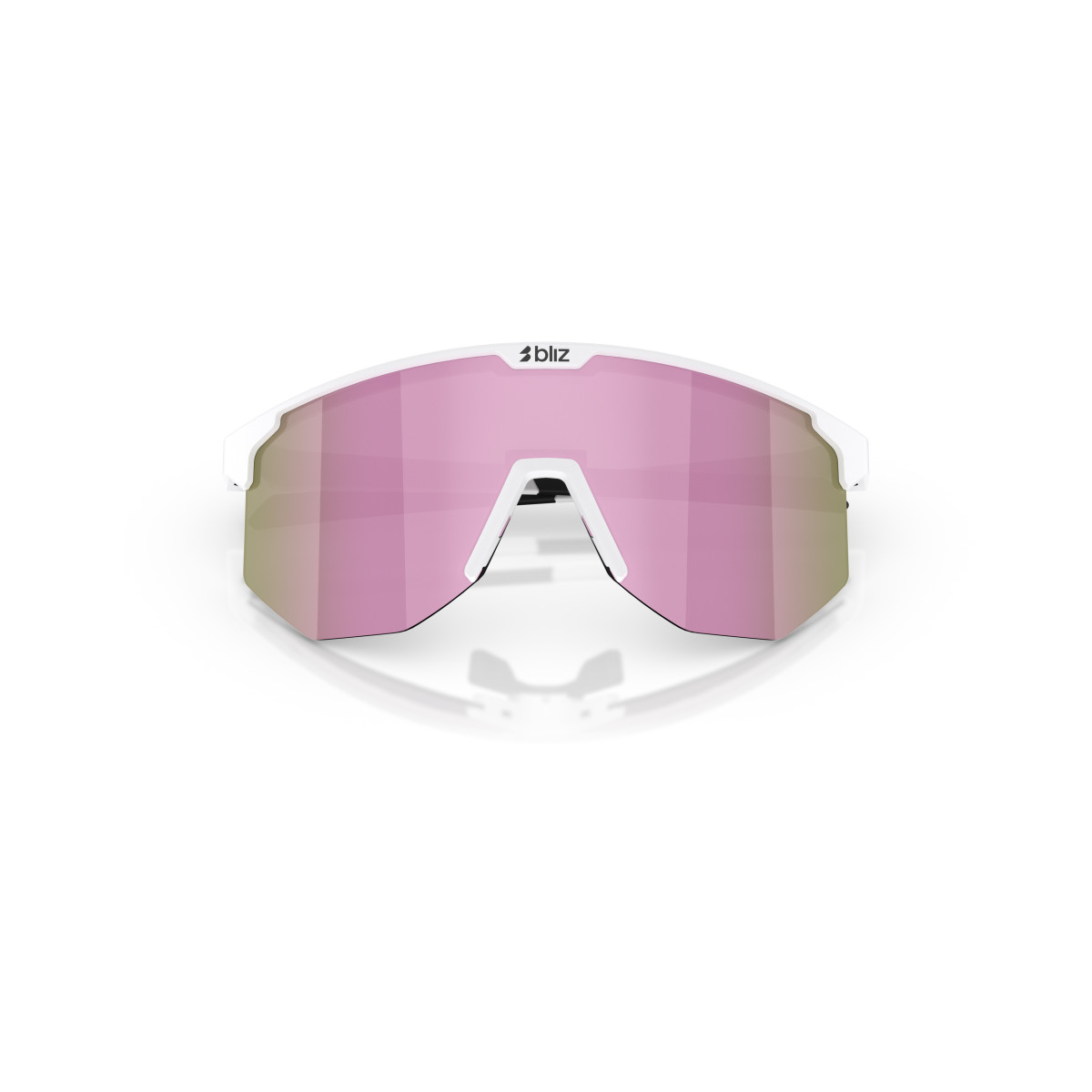 BLIZ Hero saulesbrilles | White - Brown Pink