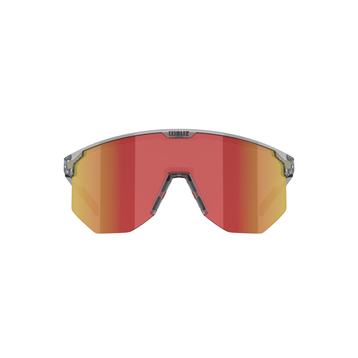 BLIZ Hero saulesbrilles | Transparent Dark Grey - Brown Red 