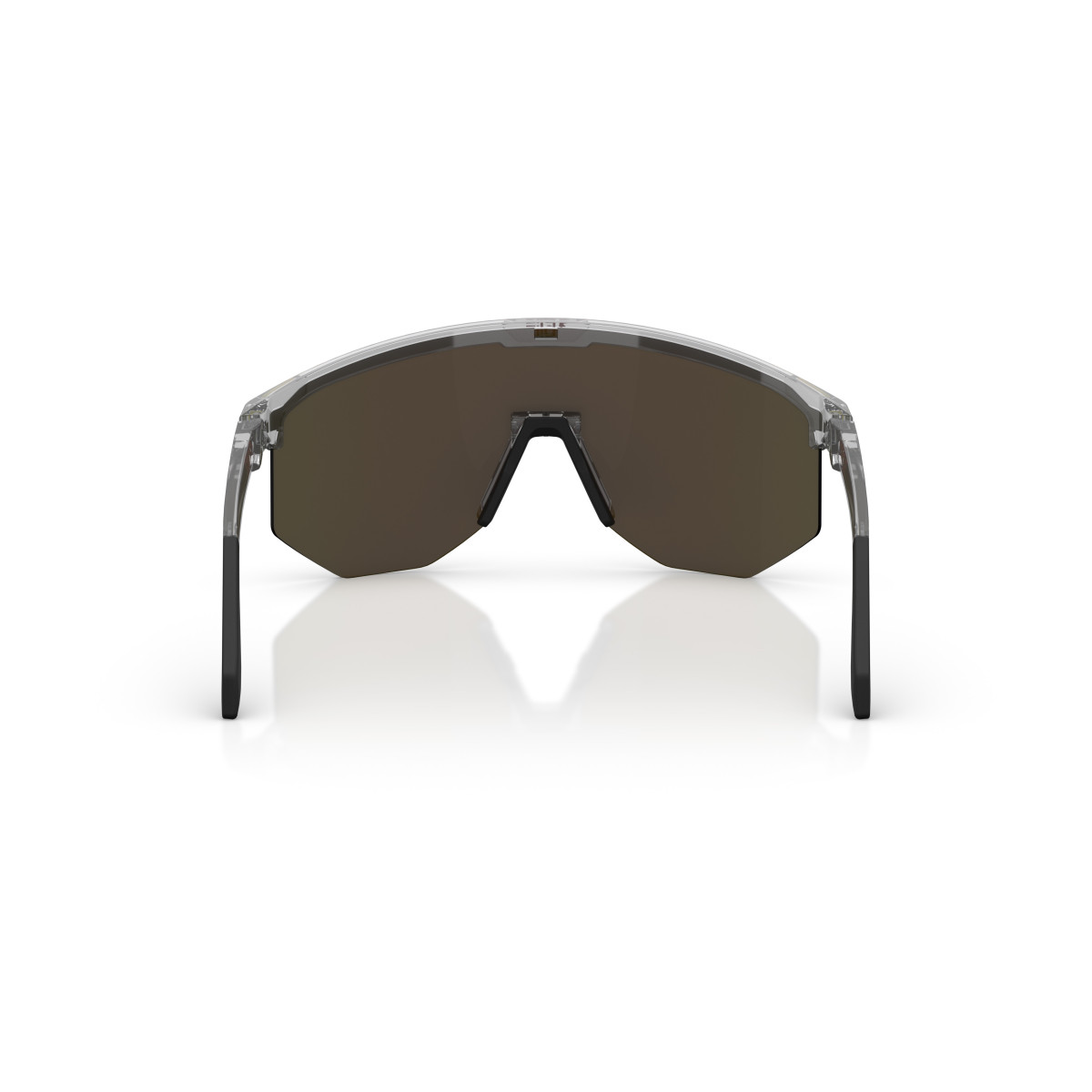 BLIZ Hero saulesbrilles | Transparent Dark Grey - Red
