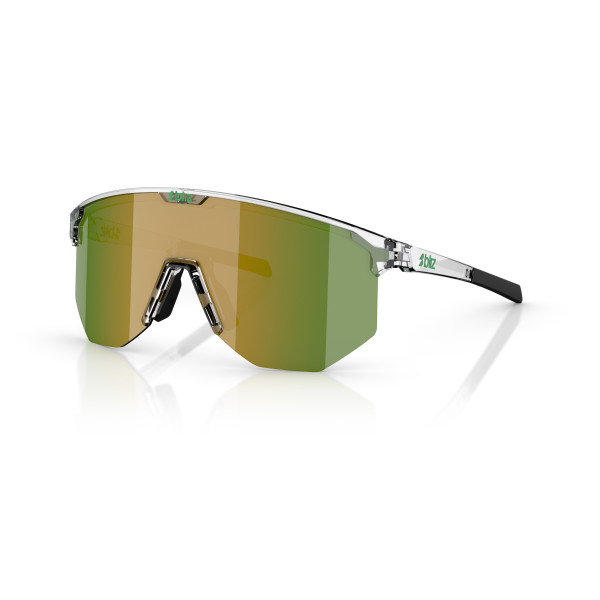 BLIZ Hero Small saulesbrilles | Transparent White - Green