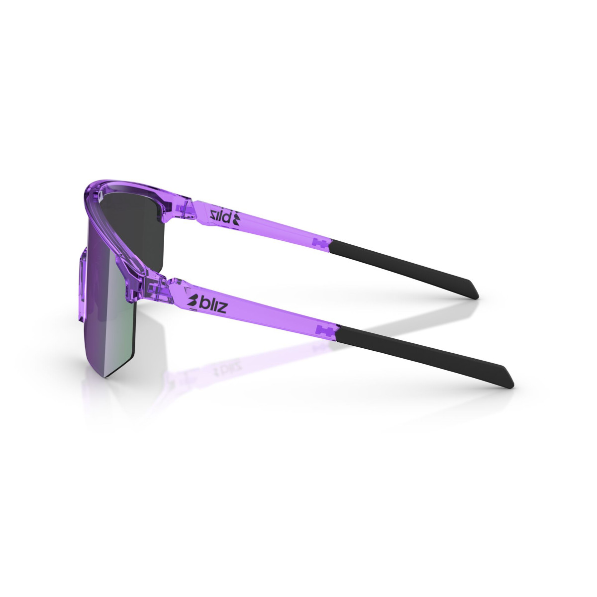 BLIZ Hero saulesbrilles | Transparent Purple - Smoke Purple