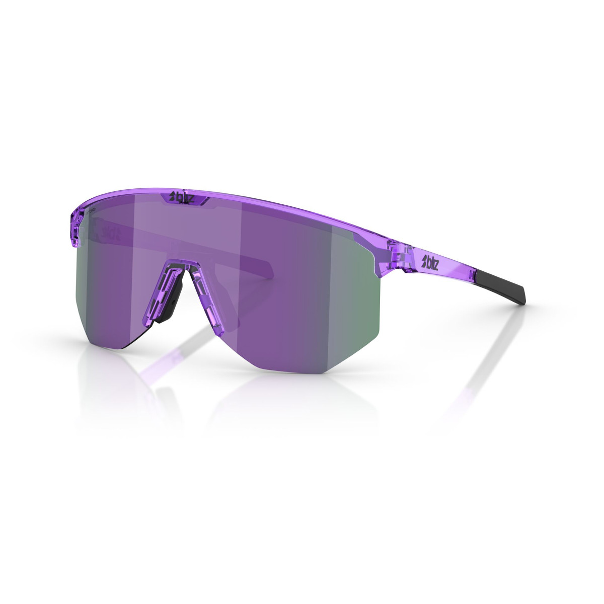 BLIZ Hero saulesbrilles | Transparent Purple - Smoke Purple