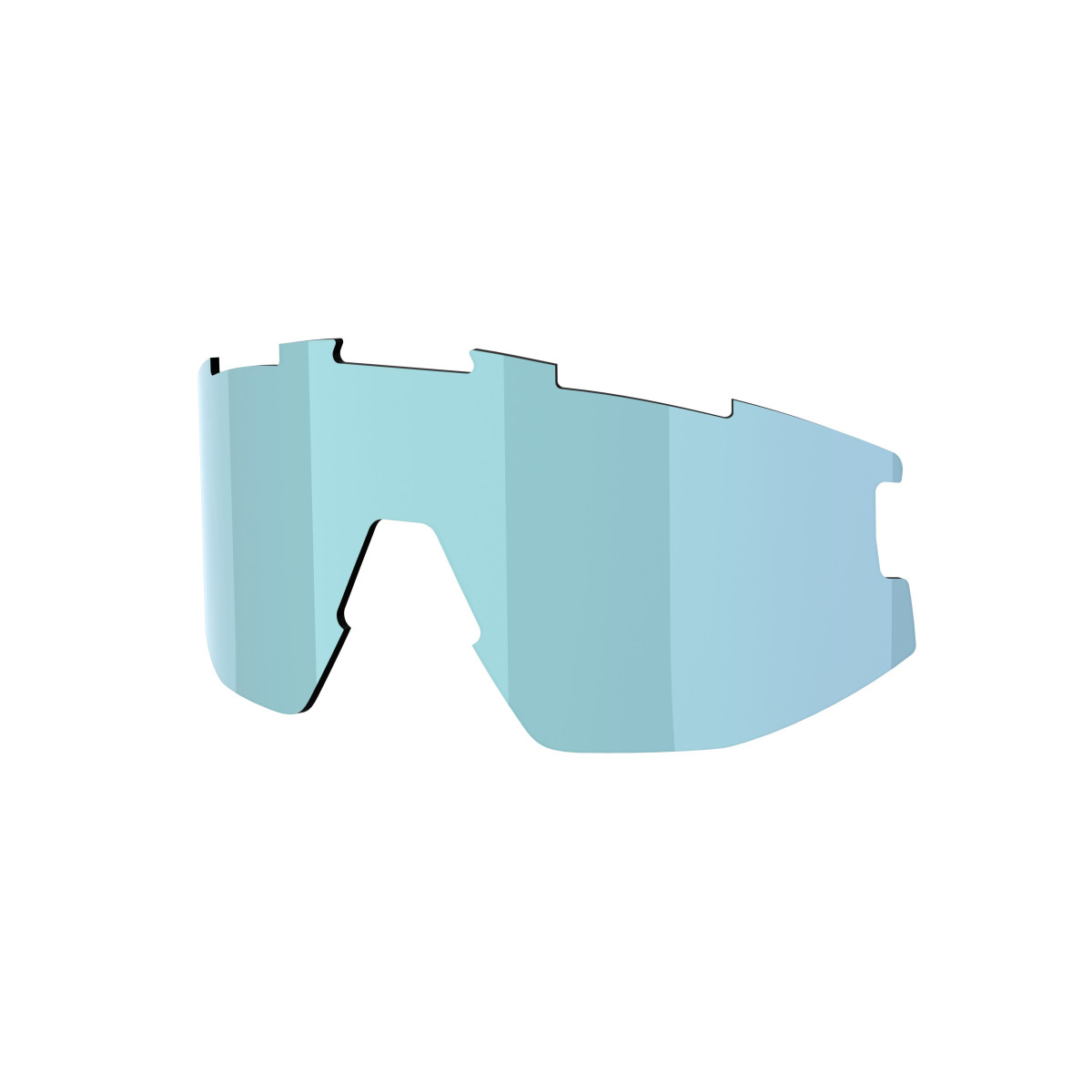 BLIZ Fusion/Matrix Small briļļu stikls | Smoke Ice Blue Mirror
