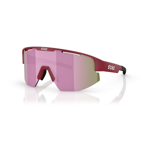 BLIZ Matrix Small saulesbrilles | Burgundy - Brown Rose