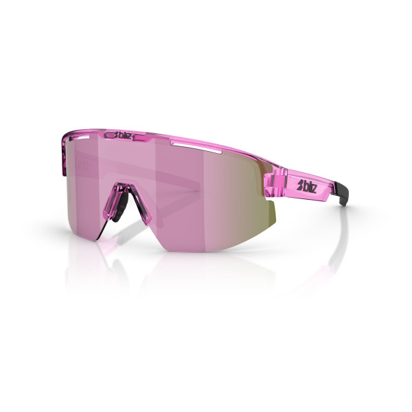 BLIZ Matrix Small saulesbrilles | Transparent Pink - Brown Rose Multicolour