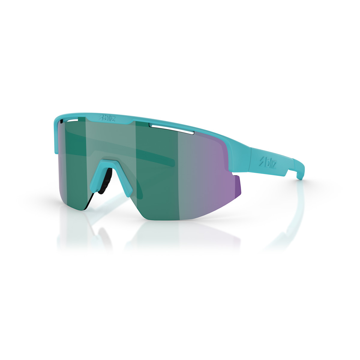 BLIZ Matrix Small saulesbrilles | Matte Turquoise - Blue Green