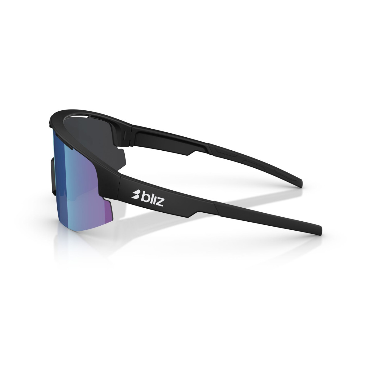 BLIZ Matrix saulesbrilles | Matte Black - Smoke Blue Multicolour