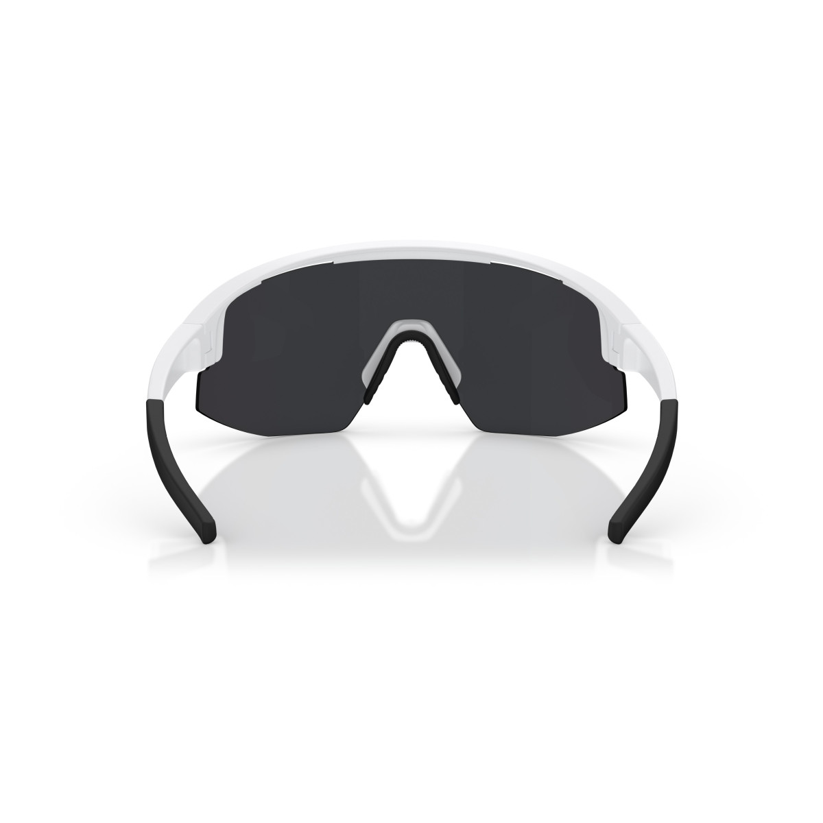 BLIZ Matrix Small saulesbrilles | White - Smoke Blue