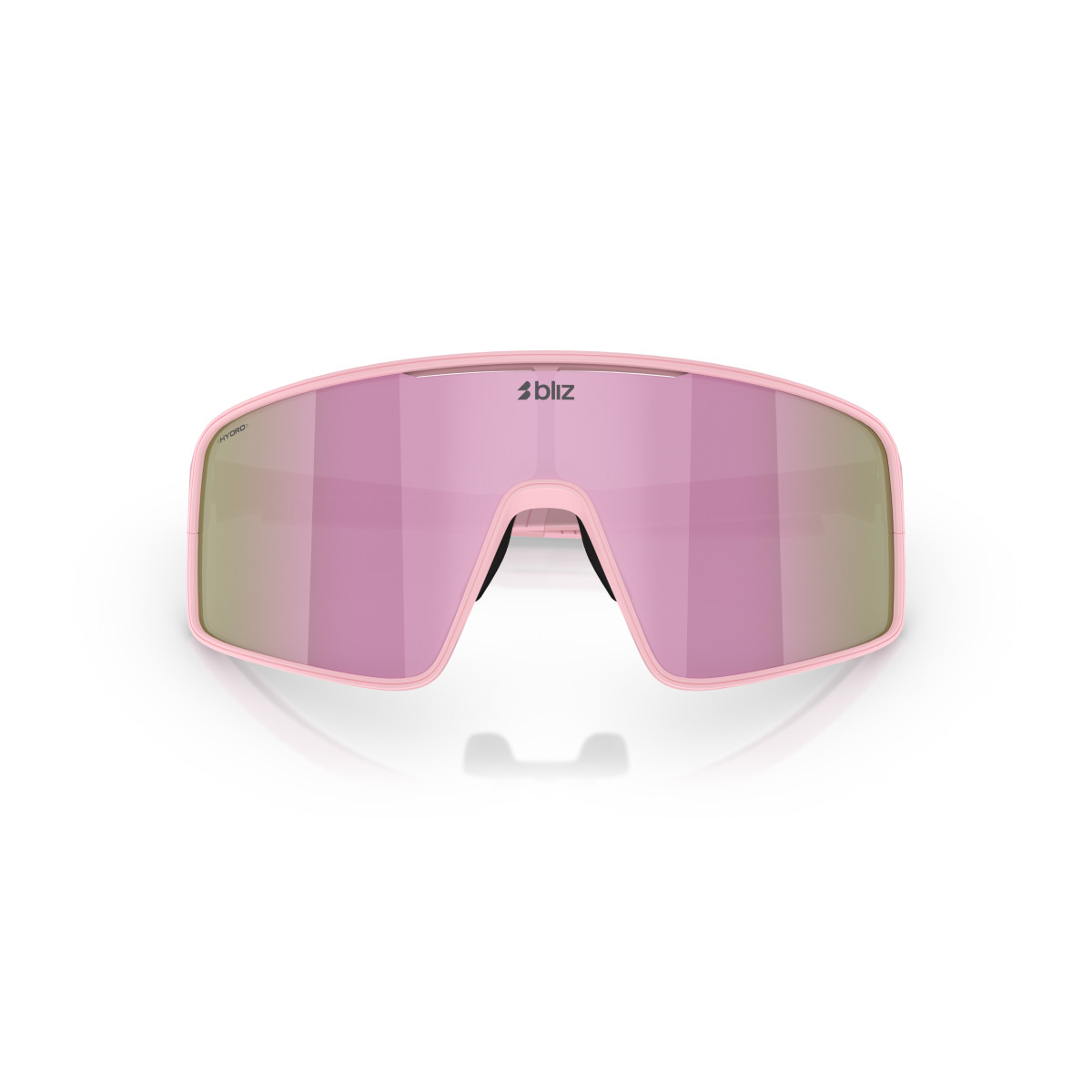 BLIZ P001 Small saulesbrilles | Matt Powder Pink - Brown Rose Multicolour