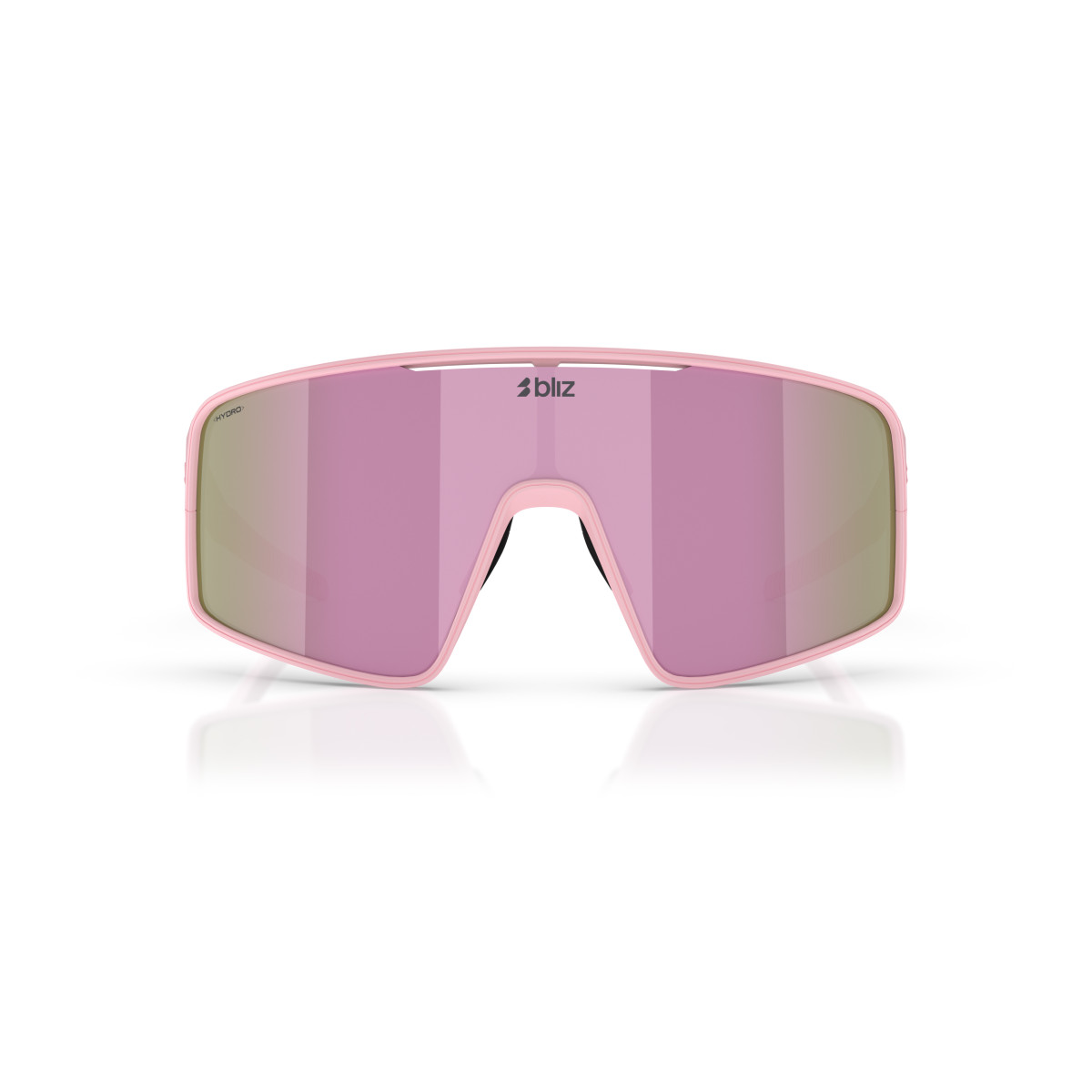 BLIZ P001 Small saulesbrilles | Matt Powder Pink - Brown Rose Multicolour