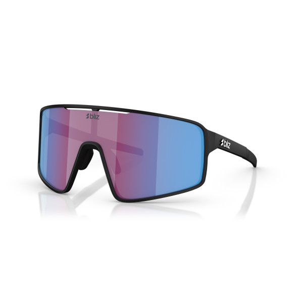 BLIZ P001 saulesbrilles | Nano Optics - Nordic Light | Matte Black - Rose Violet Blue