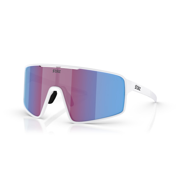 BLIZ P001 saulesbrilles | Nano Optics - Nordic Light | Matte White - Rose Violet Blue