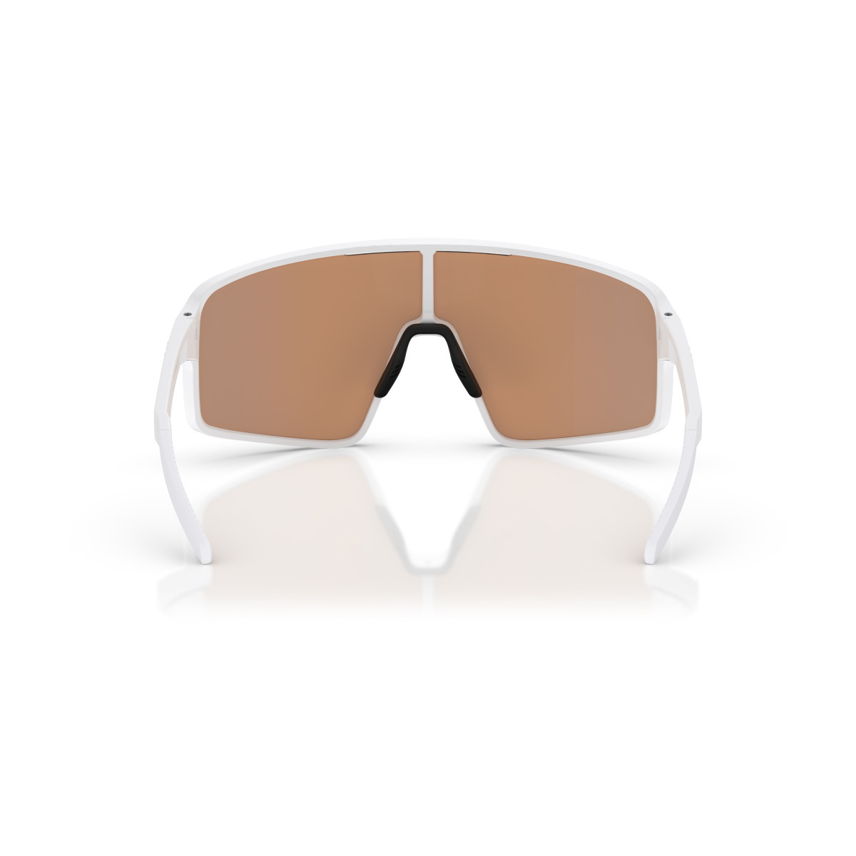 BLIZ P001 Small saulesbrilles | Nano Optics - Nordic Light | Matte White - Coral Orange Blue