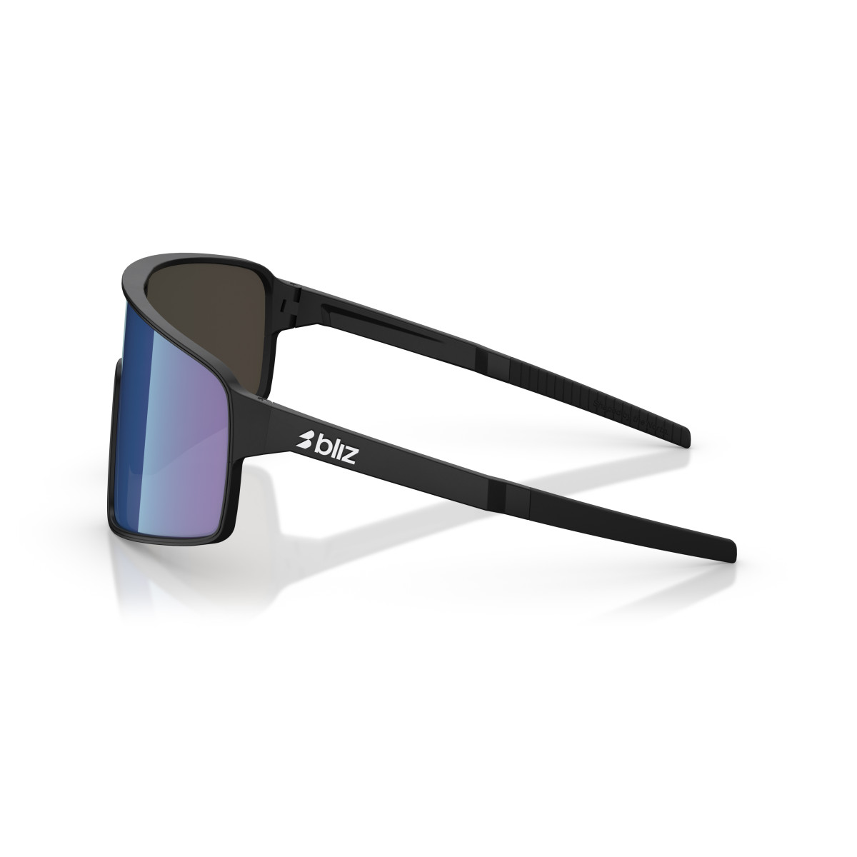 BLIZ P001 saulesbrilles | Matte Black - Blue