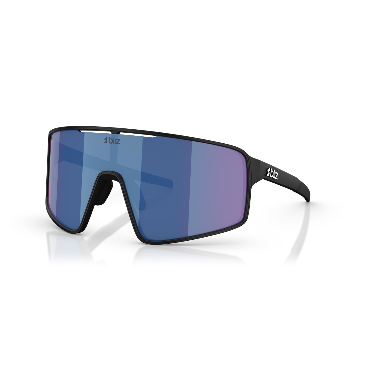 BLIZ P001 saulesbrilles | Matte Black - Blue