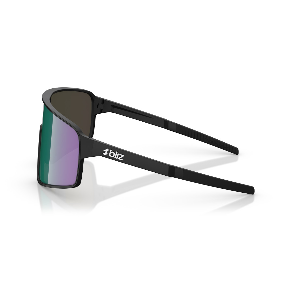 BLIZ P001 saulesbrilles | Black - Brown Green Multicolour