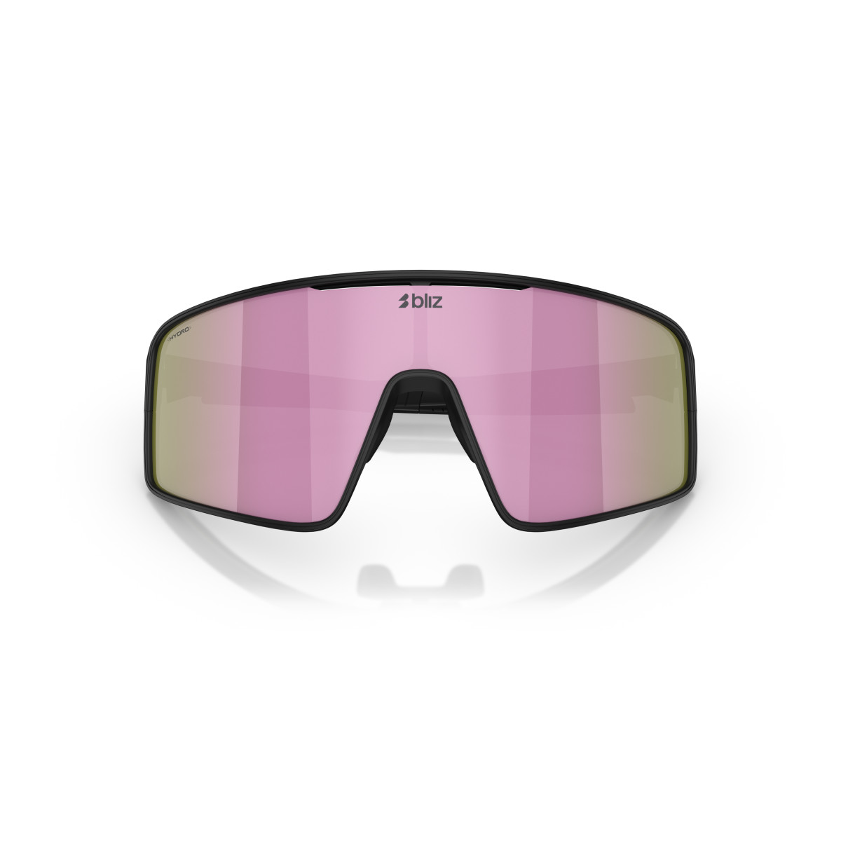 BLIZ P001 Small saulesbrilles | Matte Black - Brown Pink Multicolour