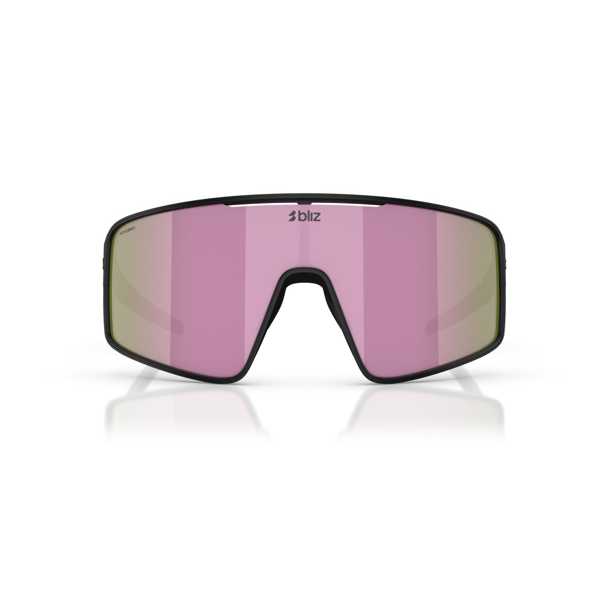 BLIZ P001 Small saulesbrilles | Matte Black - Brown Pink Multicolour
