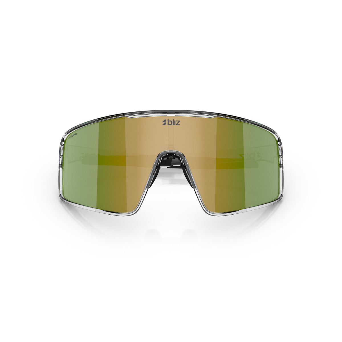 BLIZ P001 saulesbrilles | Transparent White - Green
