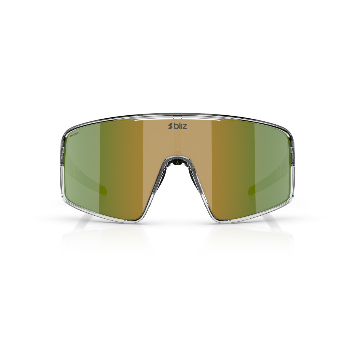 BLIZ P001 saulesbrilles | Transparent White - Green