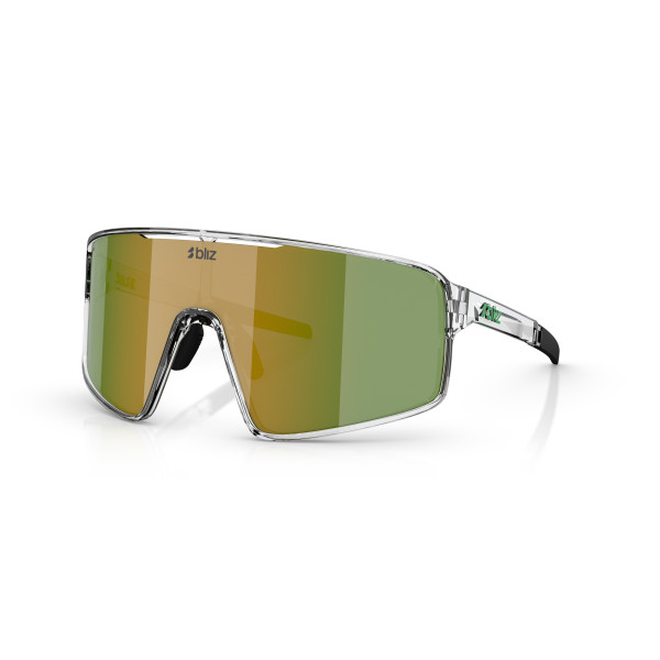 BLIZ P001 saulesbrilles | Transparent White - Green