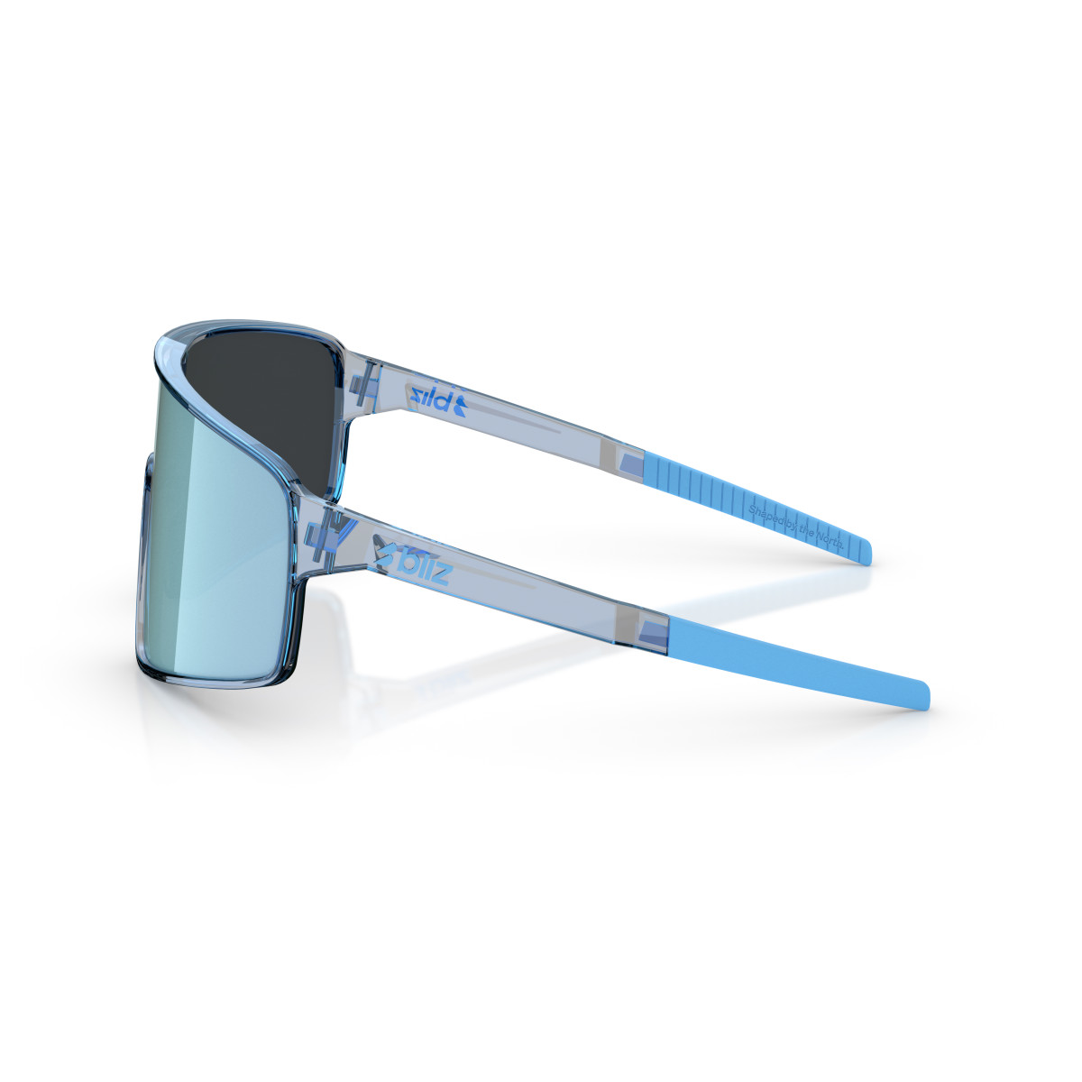 BLIZ P001 saulesbrilles | Transparent Blue - Ice Blue