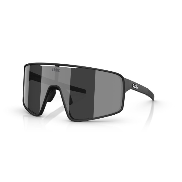 BLIZ P001 saulesbrilles | Matte Black - Smoke Silver Mirror