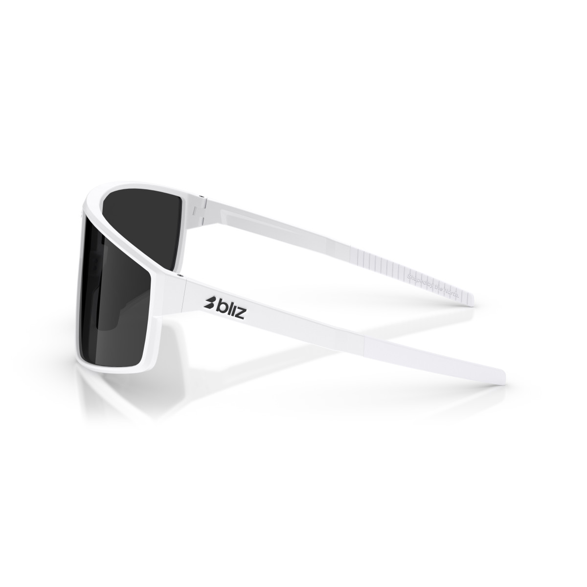 BLIZ P002 saulesbrilles | Matte White - Smoke