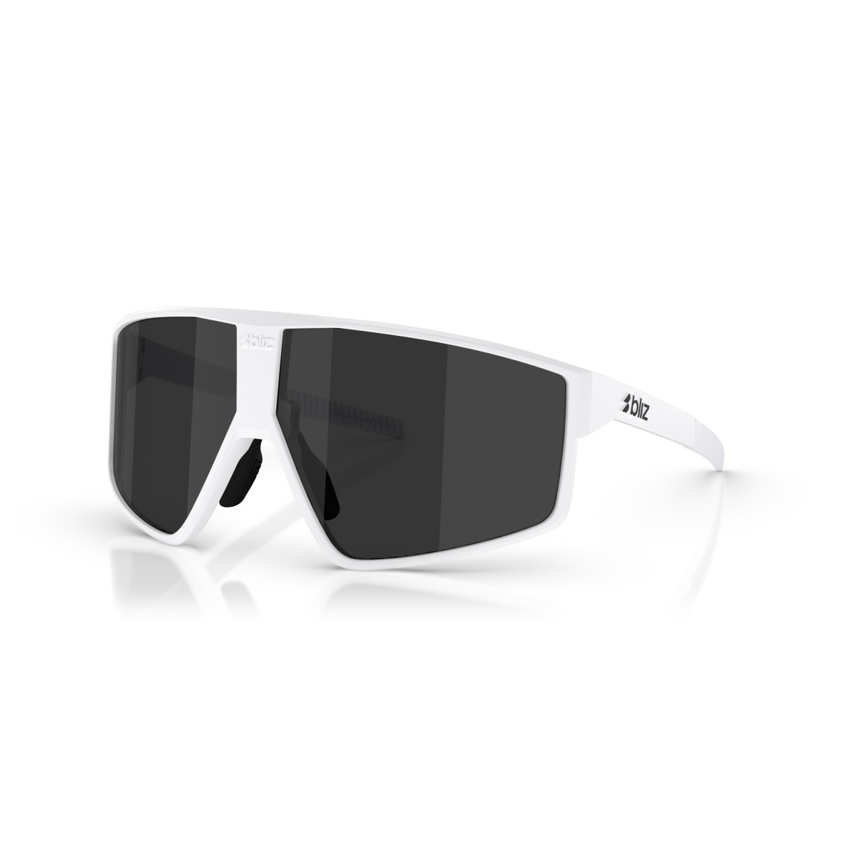 BLIZ P002 saulesbrilles | Matte White - Smoke