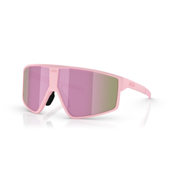 BLIZ P002 Small saulesbrilles | Matt Powder Pink - Brown Rose Multicolour