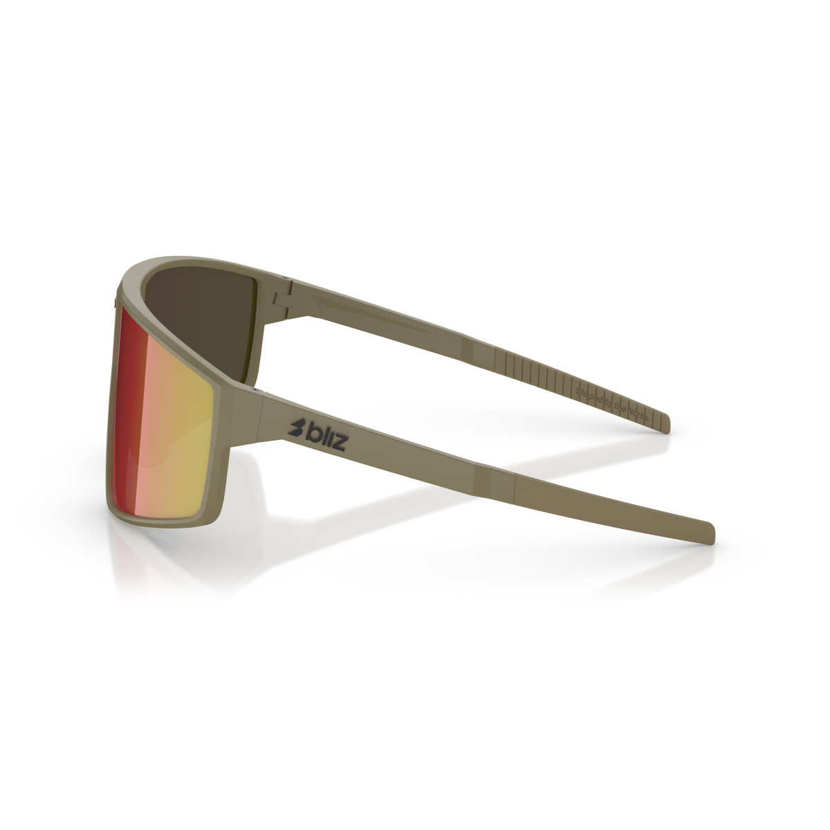 BLIZ P002 saulesbrilles | Matte Camo Green - Red Revo