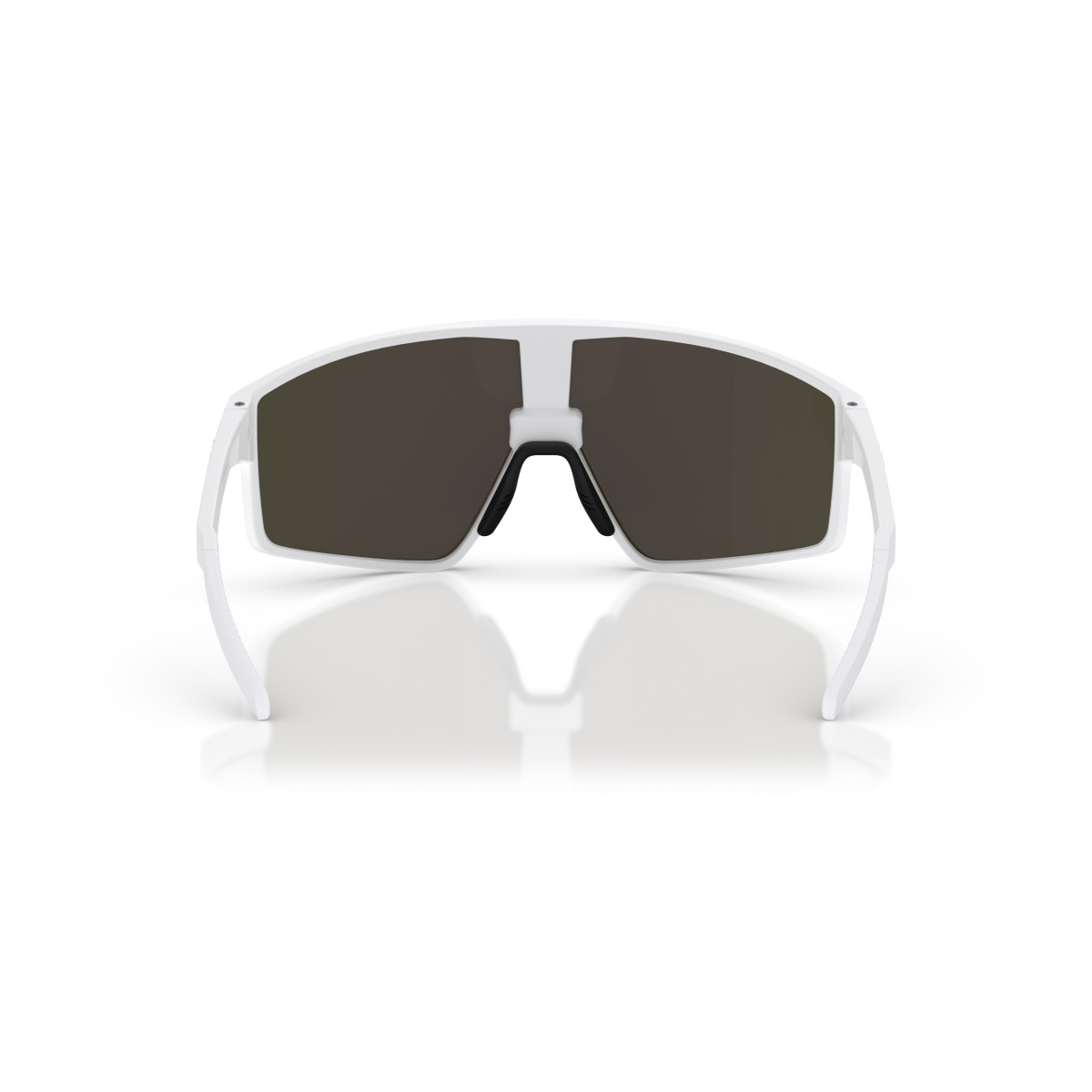BLIZ P002 Small saulesbrilles | Matte White - Brown Purple Multicolour