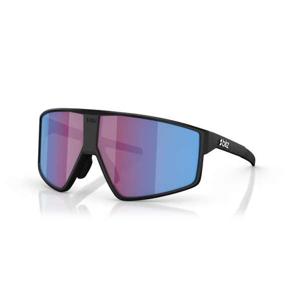 BLIZ P002 Small saulesbrilles | Nano Optics - Nordic Light | Matte Black - Rose Violet Blue