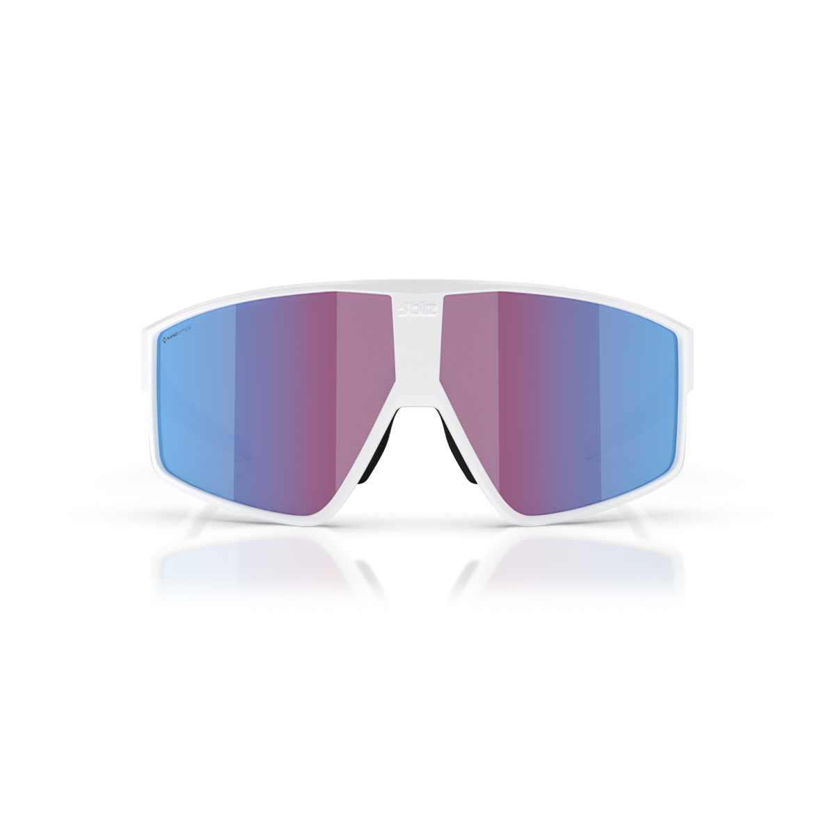 BLIZ P002 saulesbrilles | Nano Optics - Nordic Light | Matte White - Rose Violet Blue
