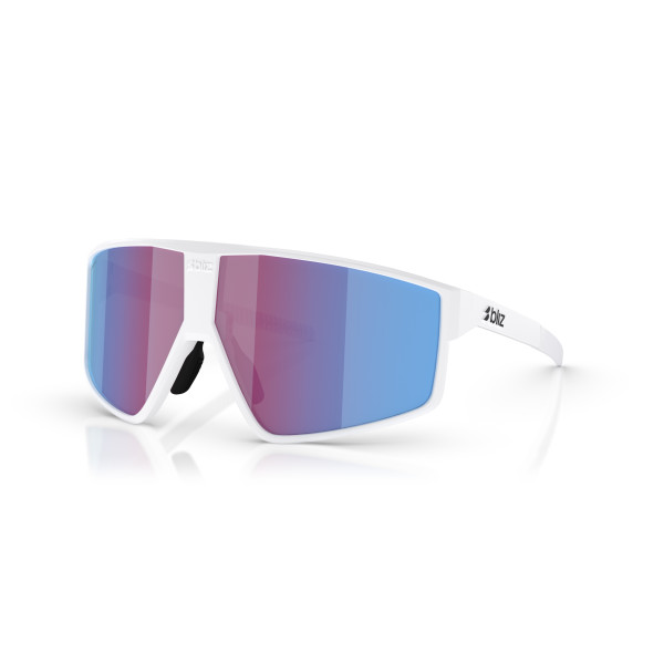 BLIZ P002 saulesbrilles | Nano Optics - Nordic Light | Matte White - Rose Violet Blue