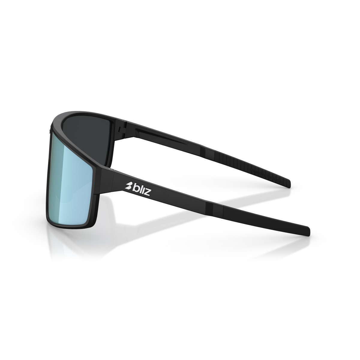 BLIZ P002 Small saulesbrilles | Matte Black - Smoke Ice Blue