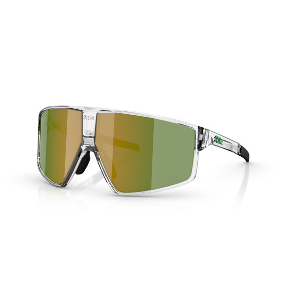 BLIZ P002 Small saulesbrilles | Transparent White - Green