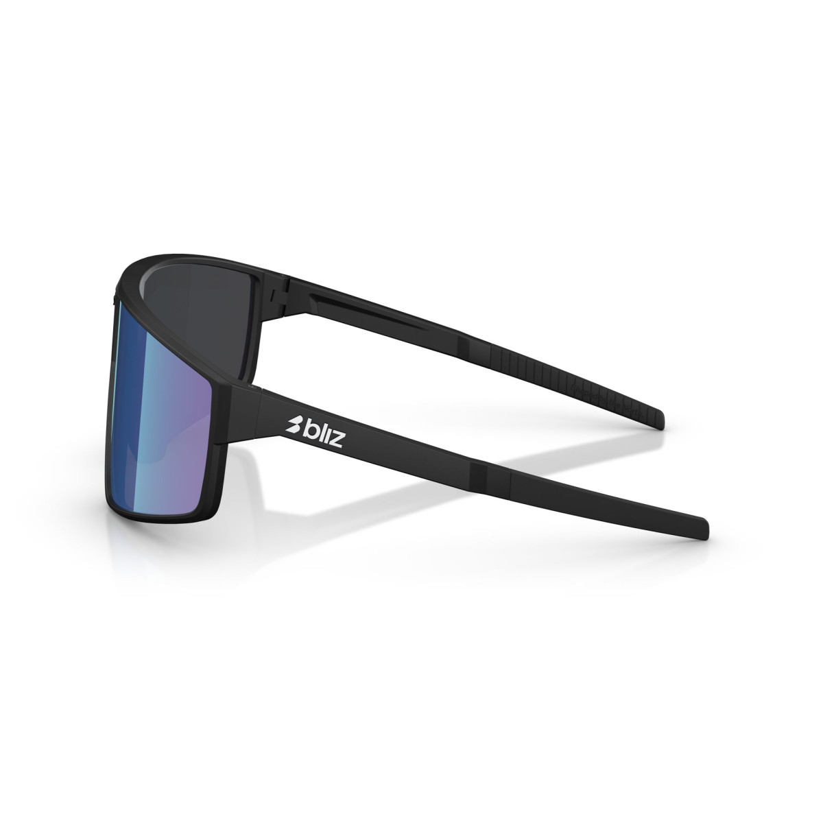 BLIZ P002 Small saulesbrilles | Matte Black - Smoke Blue Multicolour