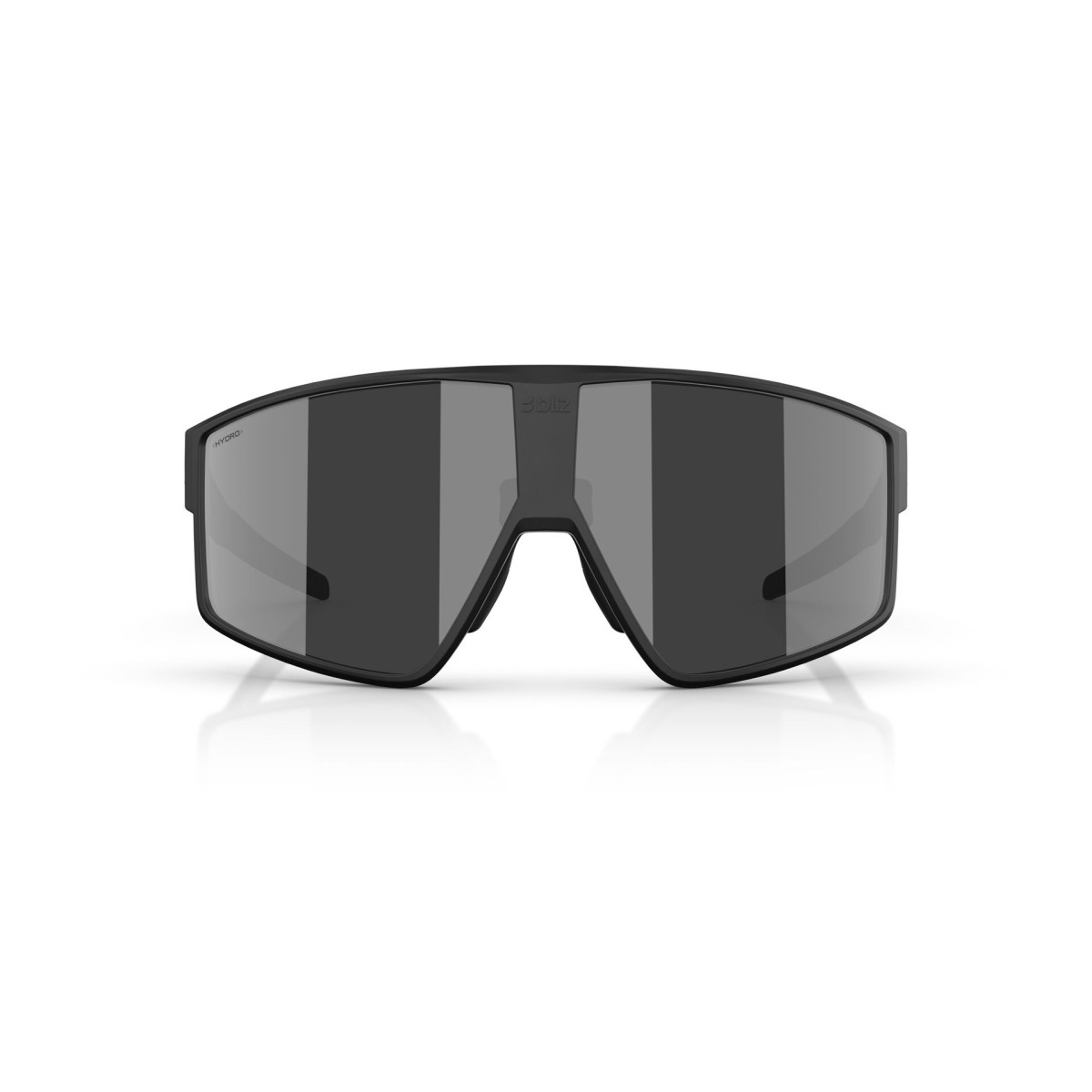 BLIZ P002 saulesbrilles | Matte Black - Smoke Silver Multicolour