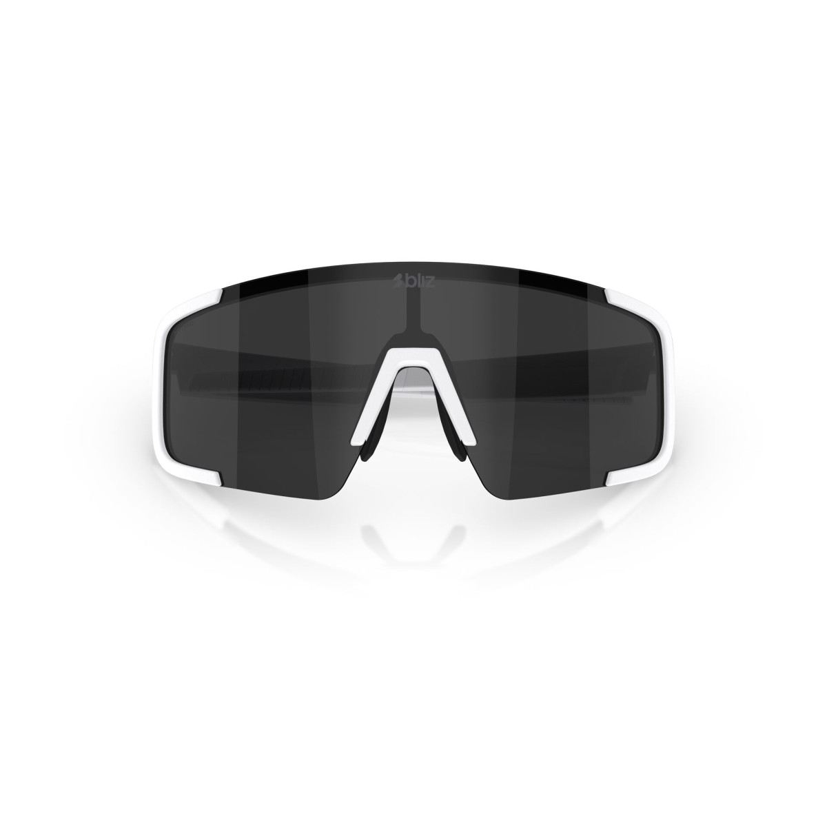 BLIZ P003  saulesbrilles | Matte White - Smoke